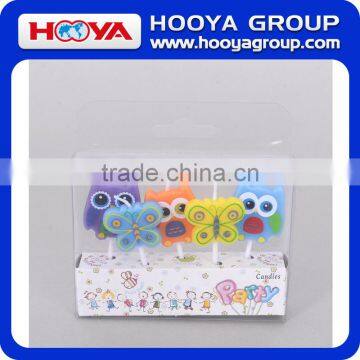 Butterfly and Owl Shaped Children Birthday Party Candle photo-2