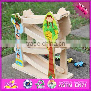 2016 New Design Funny Children Wooden Ramp Racing Set W04E044 photo-6