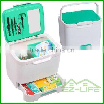 2016 New Design Plastic Wholesale Rattan Hearing Organizer First Aid Storage Box/kit for Home photo-6