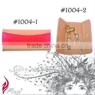 Fashion Design Orange Brown Hairdresser Scissors Case