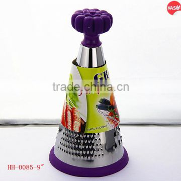 9 inch circular corn grater with pumpkin handle HH0085