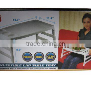 convertible lap table tray