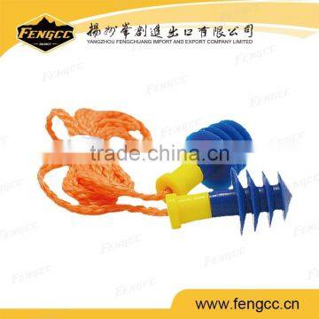 Promotion CE certificate silicon earplugs with string