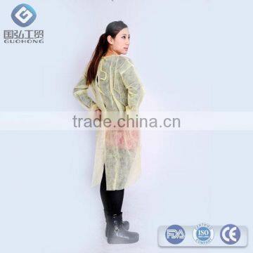 Non Woven Disposable Isolation Gown With Elastic/Knitted Cuff photo-3