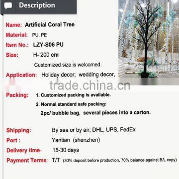 New Style Wedding Stage Setting Centerpieces Showcase Decorations Artificial Coral Branch photo-2