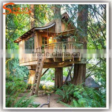 Factory Price of Chinese Suppliers Large Outdoor FRP Artificial Tree House Prefabricated photo-4