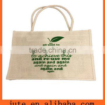 New Products Jute Shopping Bag Tote Sack Wholesale photo-2