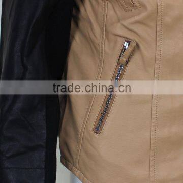 High Quality Washed Beauty PU Jackets Women Jacket photo-5