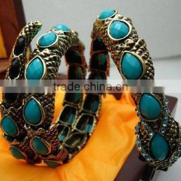 Gypsy Gem Snake Armband Belly Dancing Jewelry photo-4