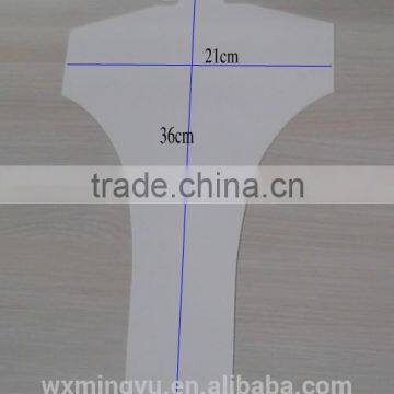 350gsm white card Double white shirt cardboard with Stamp word