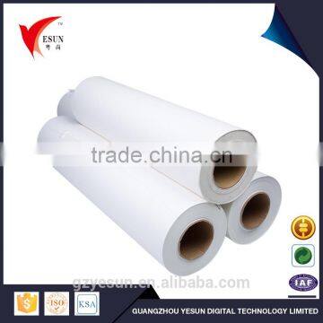 YESUN white sticky heat transfer paper rolls for textile printing