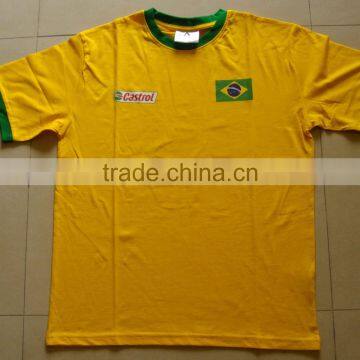 Football fan cheap t-shirt ,Wholesales country team football soccer t-shirt for 2014 world cup