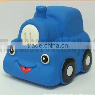 Floating Rubber Cartoon Car Toy ,rubber Cartoon Car Bath Toy ,baby Rubber Cartoon Car Toy photo-3