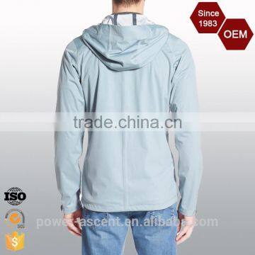 High Quality Regular Fit Zip Waterproof Hooded Coats For Men photo-3