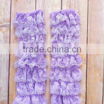 Newborn Infant Baby Ruffle Chiffon Leg Warmer Cute Knitted Winter Autumn Legging photo-3