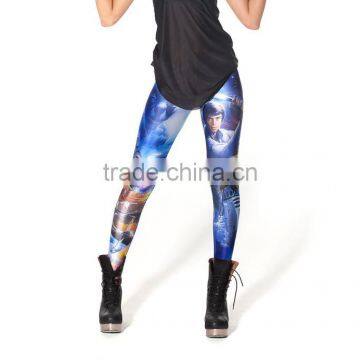 2017 Dry Fit Colorful Yoga Pants Compression Running Tights Leggings for Women photo-3
