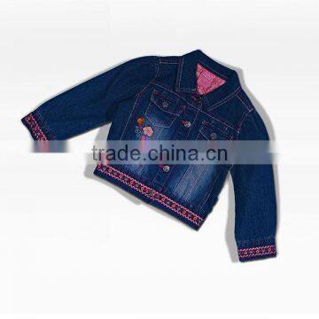 2015 children cheap fashion long sleeve jeans coat/elegant long women jeans shirt