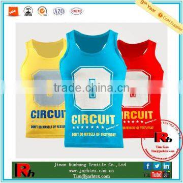 Custom Stringer Tank Top Printing