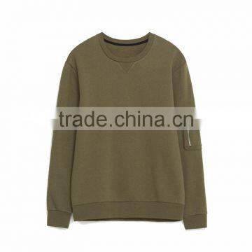 Wholesale Winter Custom Mens Blank Long Sleeves Crewneck Sweatshirt photo-3