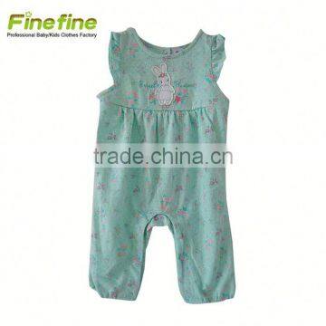 Hot Sale Beautiful Cotton Kids Baby Rompers Oem Sets photo-4