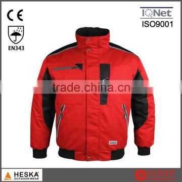 Hot Selling Safety Garment Men Winter Bomber Jacket Pilot Jacket With Waterproof EN343 photo-4