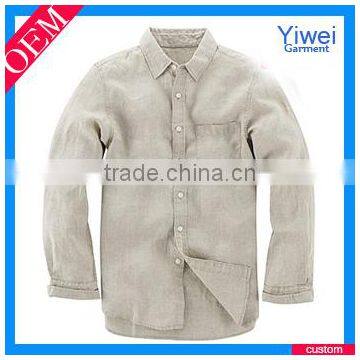 Cotton linen knitted fabric Wholesale for shirt men
