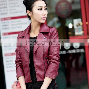 Imitation fur handsome locomotive long sleeve short Jacket