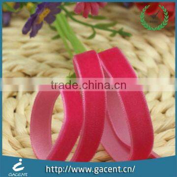2015 Wholesale Beautiful 100% Polyester Woven Velvet Tape photo-4