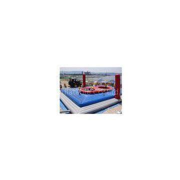 School Tarpaulin Inflatable Sports Games , Volleyball Court / Water Volleyball Court