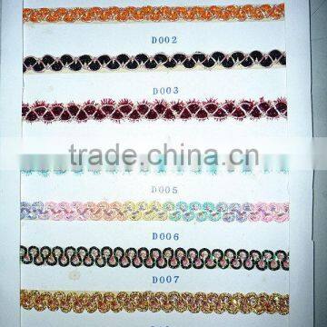 Designer Top Sell Metallic Braided Stretch Cord