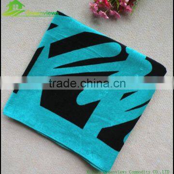 100% Cotton Promotional Beach Towel Printing 2 person beach towel