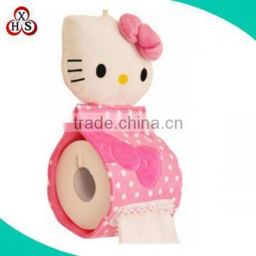 best selling lovely plush hello kitty plush tissue box cover