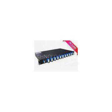 Multipexer Single Fiber DWDM MUX DEMUX 40 Channles With Higt Density DWDM Chassis