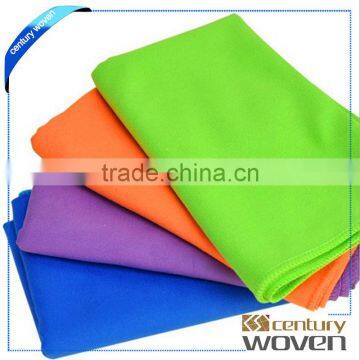 Various size & color choice customized printing microfiber towel sports towel