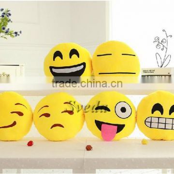 Funny Soft plush Emoji pillow Wholesale stuffed toys Cute Emoticon Pillows