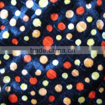 2013 New Arrived 100 Polyester Printed Velour Fabric