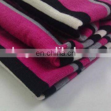 Winfar Textile Single Jersey Ring Spun Yarn Dyed Stripe 30S Viscose Jersey Fabric photo-6