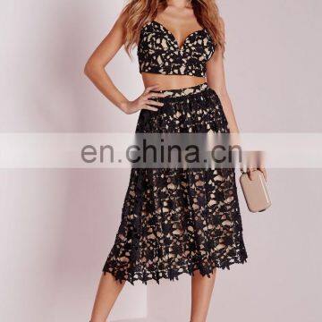 Sexy Women Floral Lace Bralet Bra Bustier Crop Top With Adjustable Shoulder Strap photo-5