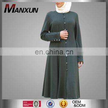 Latest Muslim Casual Women Tunic Tops Simple Style Long Sleeve Islamic Clothes Everyday Basic Plus Size Arabic TunicTops Online