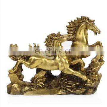 best selling resin double horse for home decoration