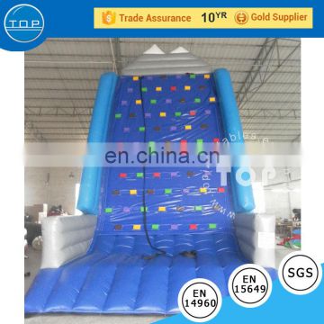 Guangzhou PVC inflatable race track sports games inflatable water rock climbing wall