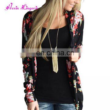 Big Stock Casual Coverup Coat Wholesale Ladies Kimono Ladies Cardigan photo-2