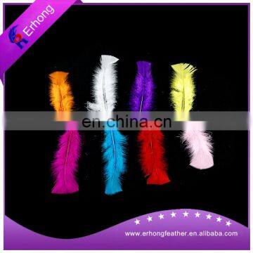 Hot-selling and fashion colorful Natural Ostrich Feathers for wedding party table Decorations