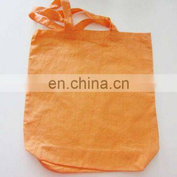 New fashion japan style orange pure color canvas bag,can be customized