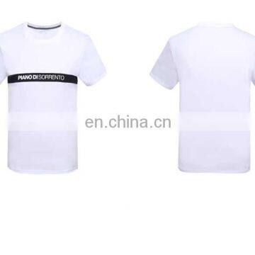 Euro Custom Customized T-shirts Poly Polyester Cotton T Shirts TShirts Tee Shirts Crew O V Upper Neck Short Sleeve Apparels photo-4