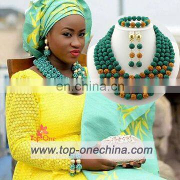 2016 beads jewelry/ african jewelry set for ladies