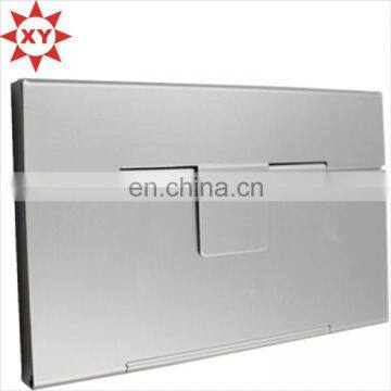 stainless steel business credit card holders with different angle