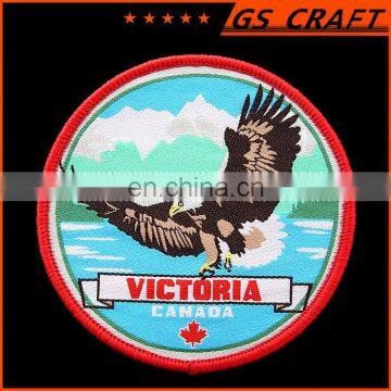 Washable,Eco-Friendly Feature and Woven Technics Low Price Woven Patch photo-2