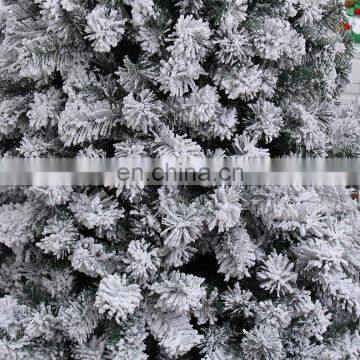 2017 New Big Size Tall Snowing White Christmas Tree Decorations Frosted Snow Artificial Christmas Trees Wholesale China photo-5
