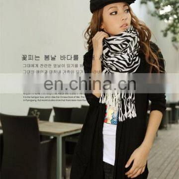 Leopard Printed Pashmina Shawl Animal Print Scarf photo-5
